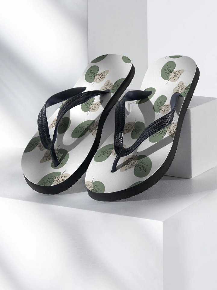 Leafy Oasis Flip-Flops product image (1)
