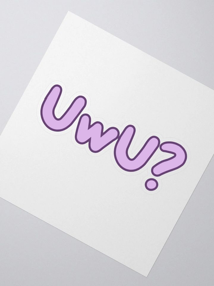 UwU? Sticker, Pink product image (4)