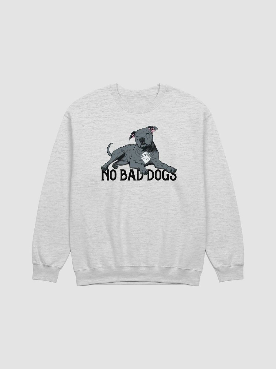 No Bad Dogs Sweatshirt of a Pitbull Terrier (Blue) | Funny Shirt for Pittie and Staffordshire Owners product image (25)