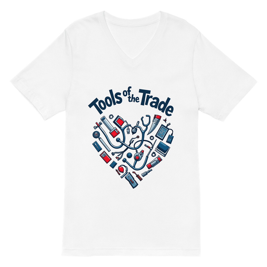Heartbeat Tools V-Neck T-Shirt product image (2)