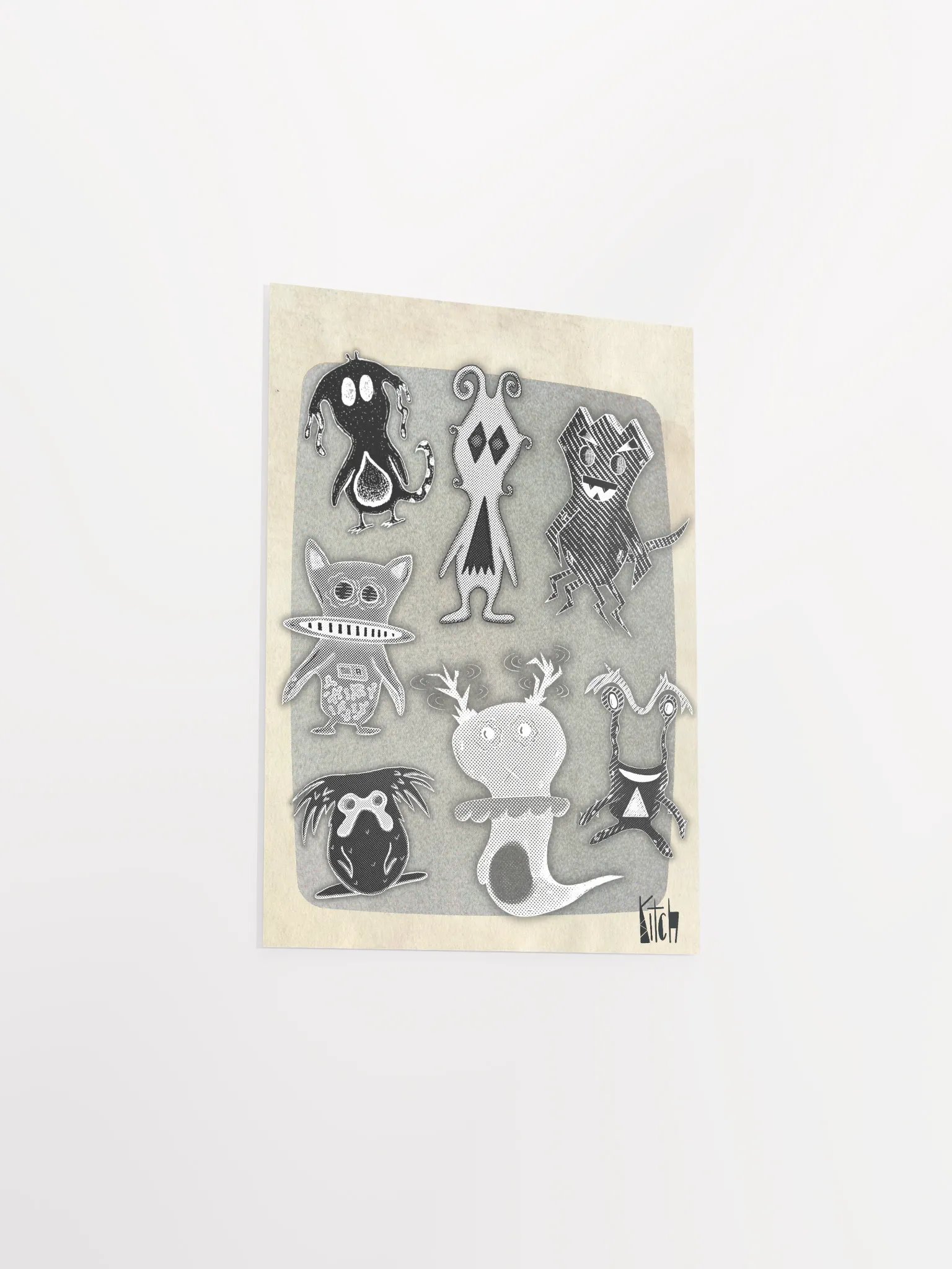 Kitch's Creatures 2 Art Print product image (5)