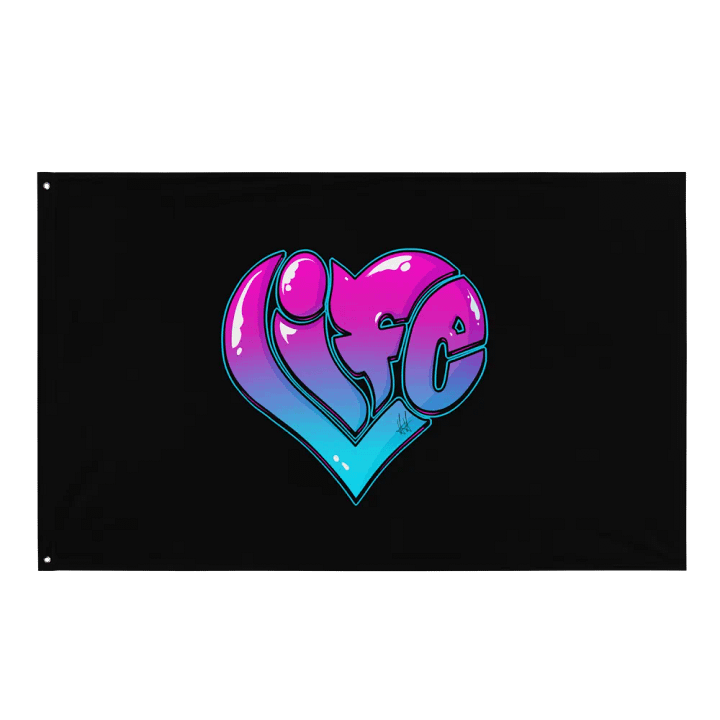 Love Life Klassik Logo Flag product image (1)