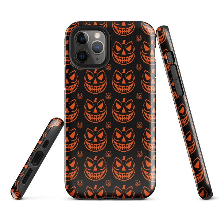 Menacing Jack-O'-Lanterns iPhone® Tough Case product image (1)