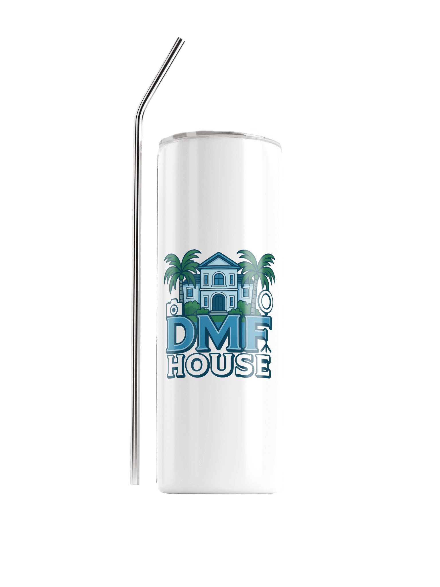 DMF House Tumbler w/Straw product image (1)