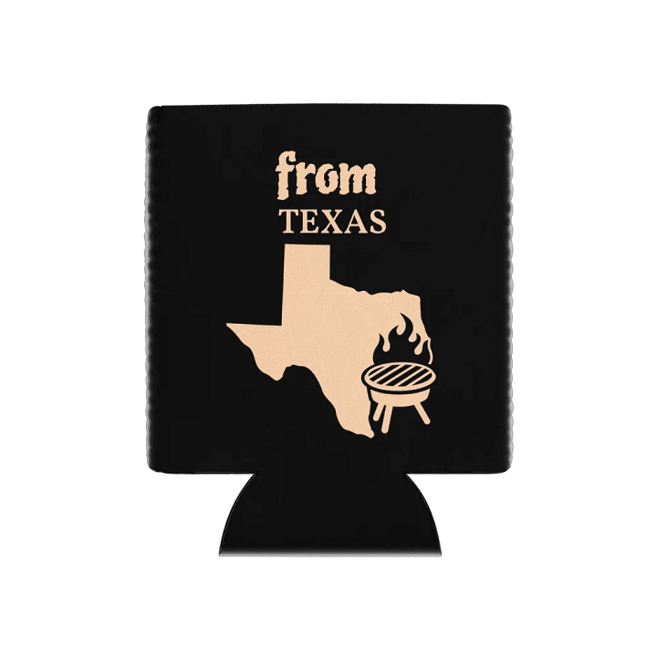 Texas BBQ Can Cooler product image (1)