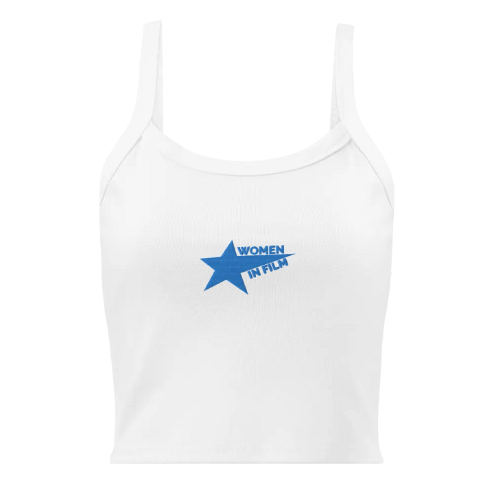 WIF STAR Blue Embroidered Tank product image (1)