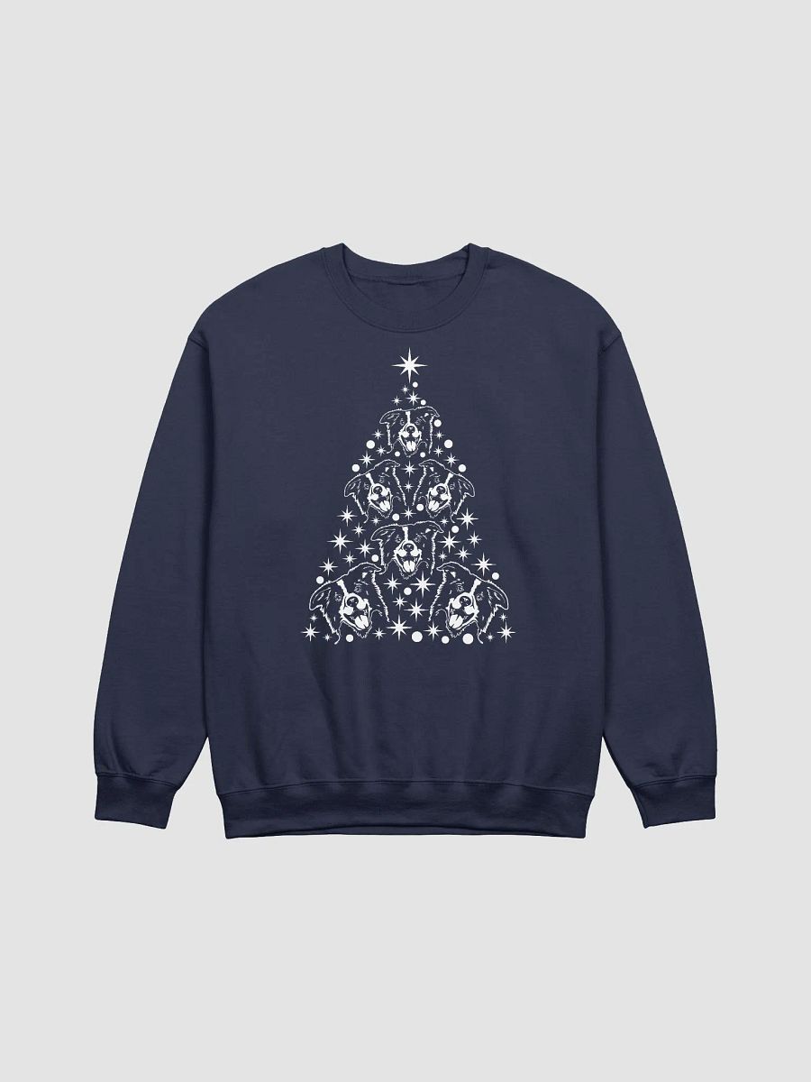 Border Collie Christmas Tree Sweatshirt Design for Border Collie Paw-rents product image (18)