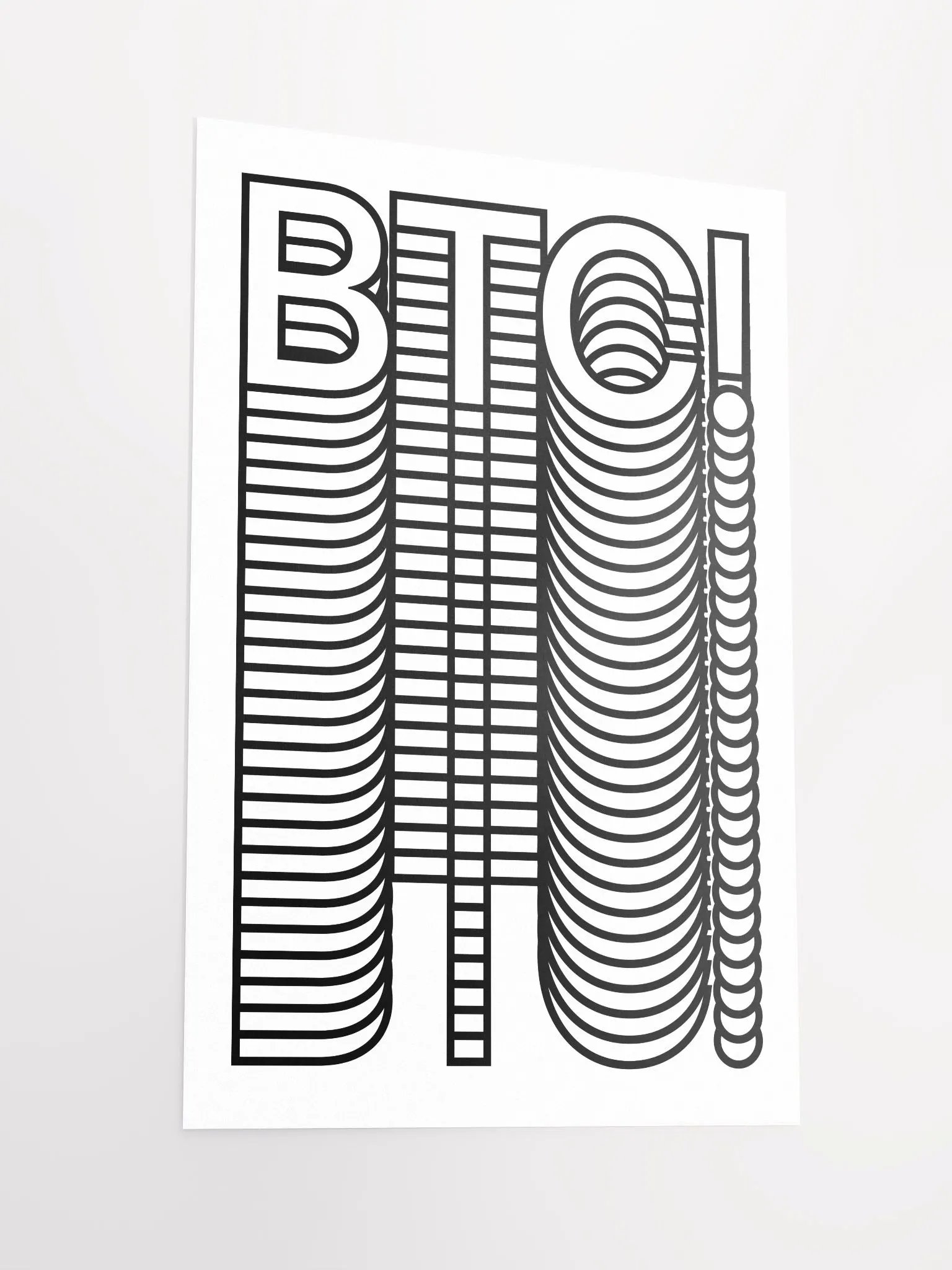 BTC! STACKS POSTER product image (3)