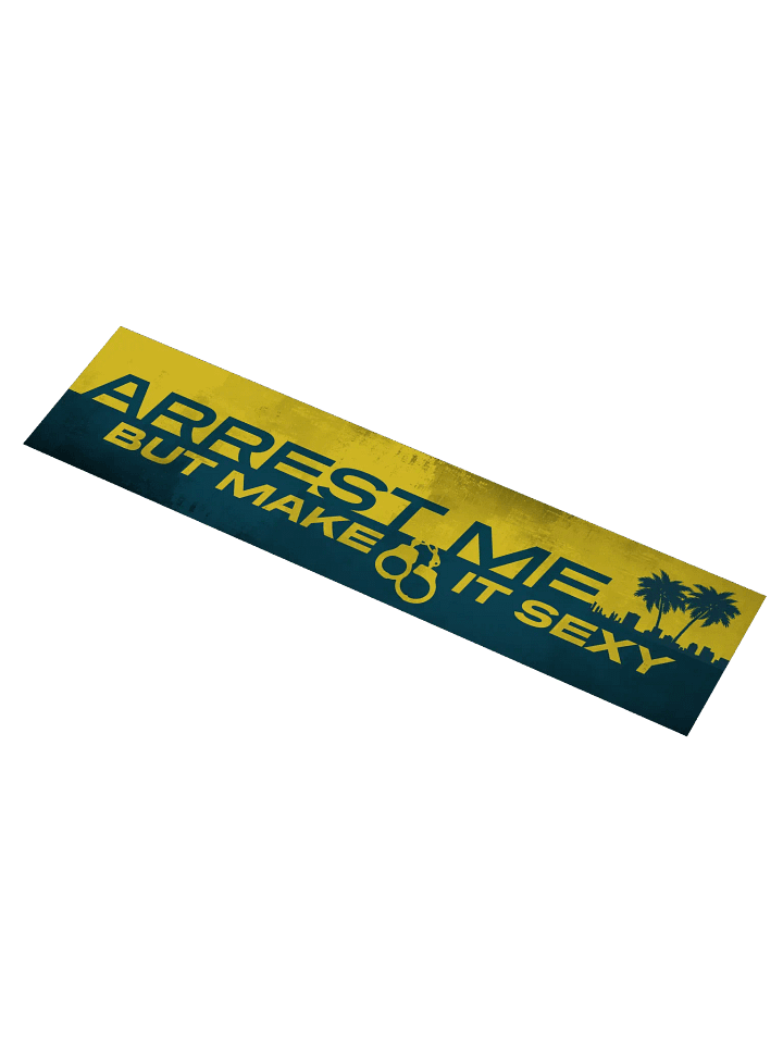 Sexy Arrest Kiss Cut Stickers product image (1)