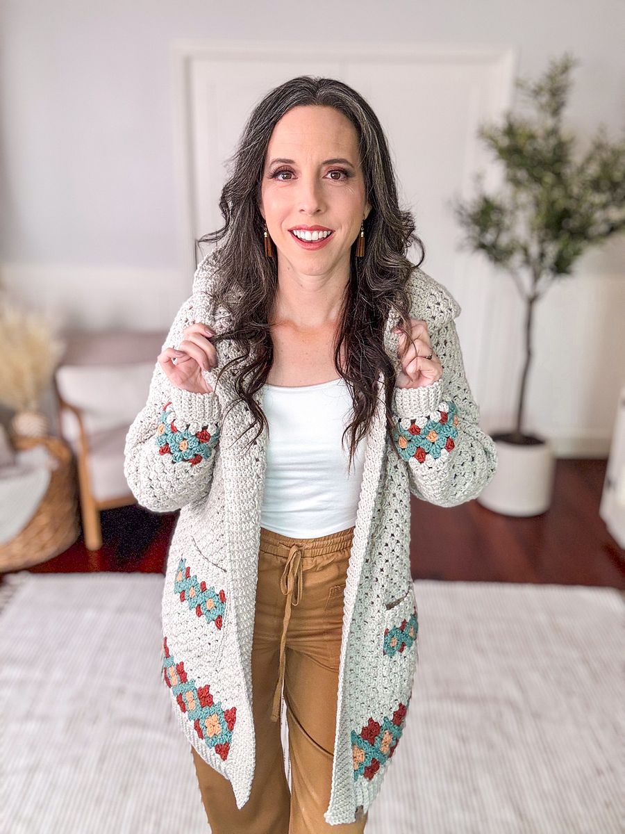 Gemstone Granny Crochet Cardigan Pattern product image (5)