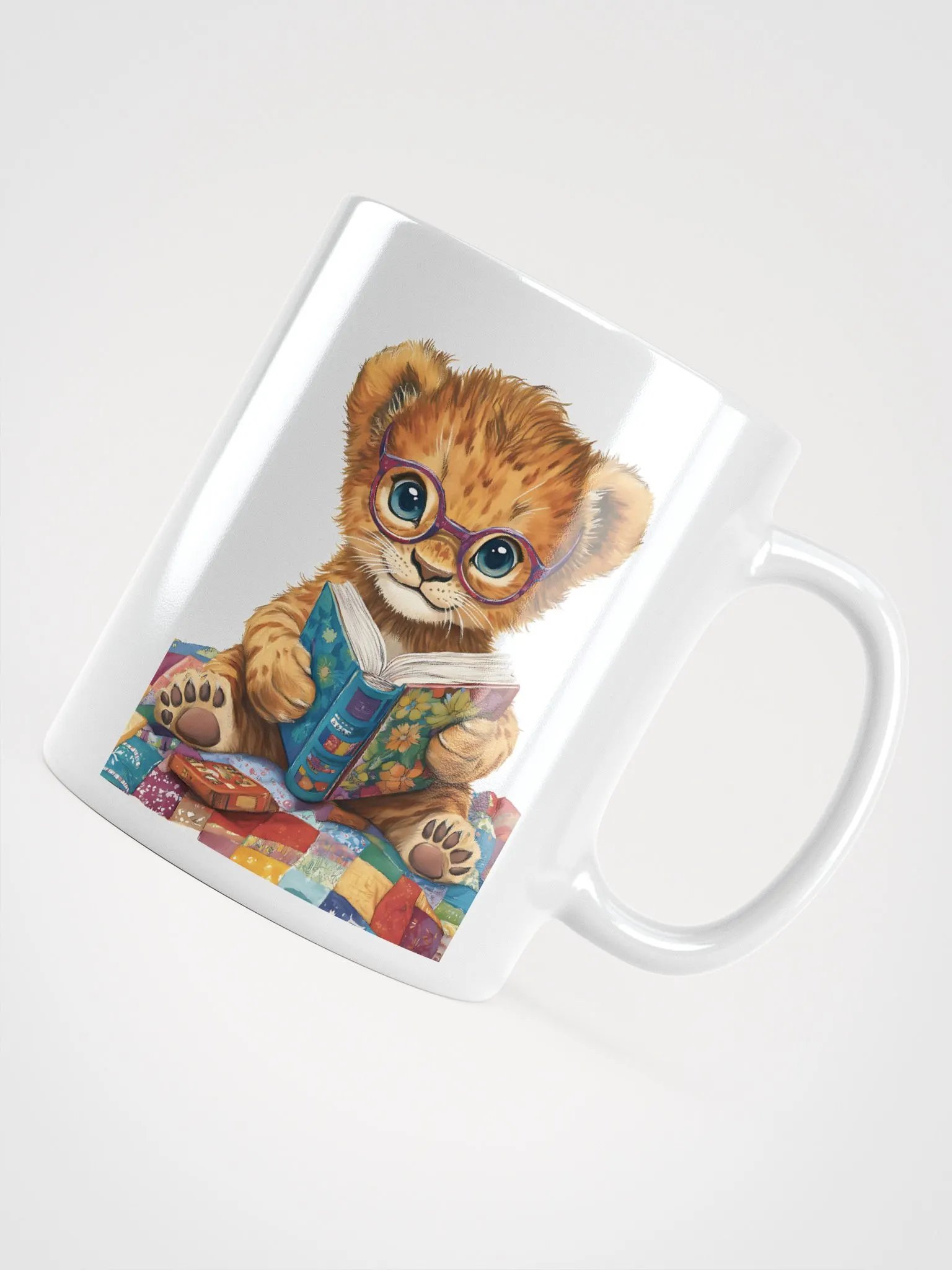 Lion Cub Bookworm Mug product image (4)