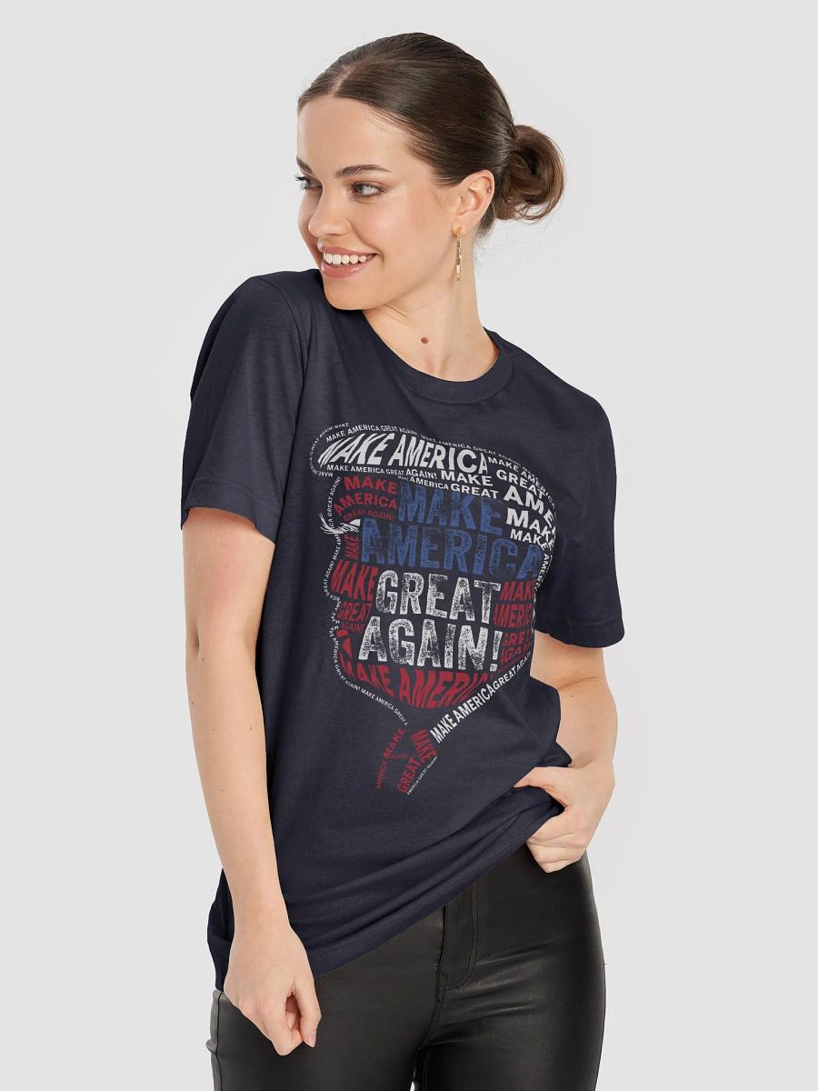 MAKE AMERICA GREAT AGAIN - Trump Silhouette Patriotic T-Shirt product image (8)
