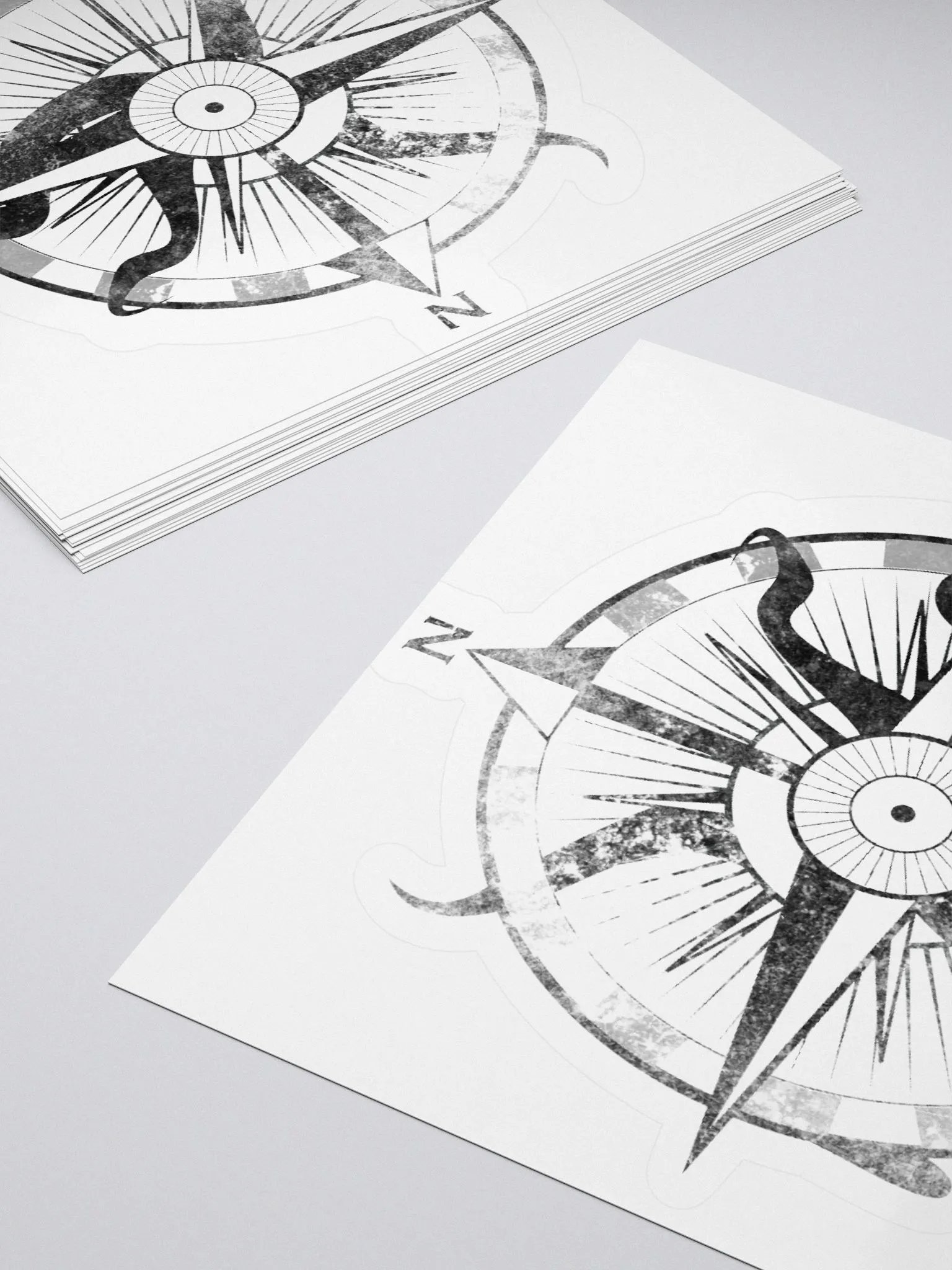 Here there be monsters - Black Sticker product image (10)