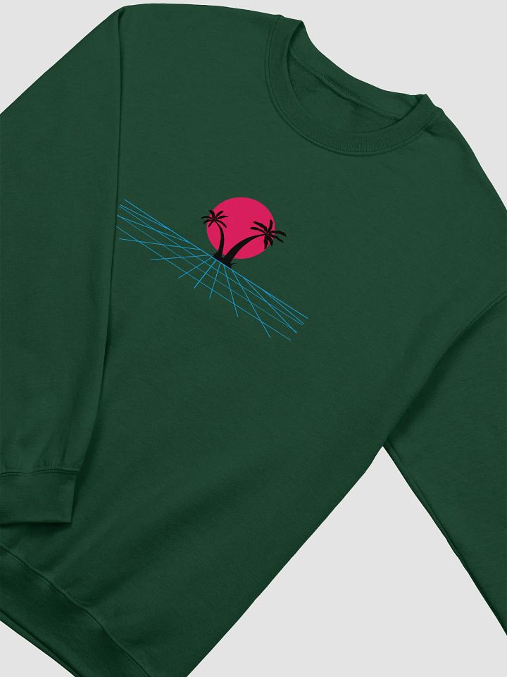 Retro-Futuristic Grid Crewneck product image (2)