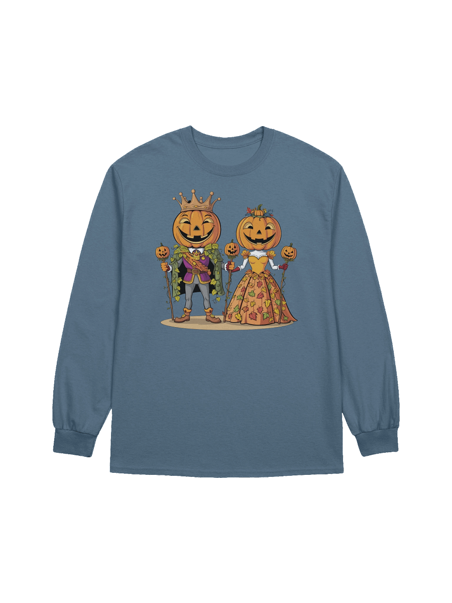 king and queen pumpkin unisex long sleeves product image (2)