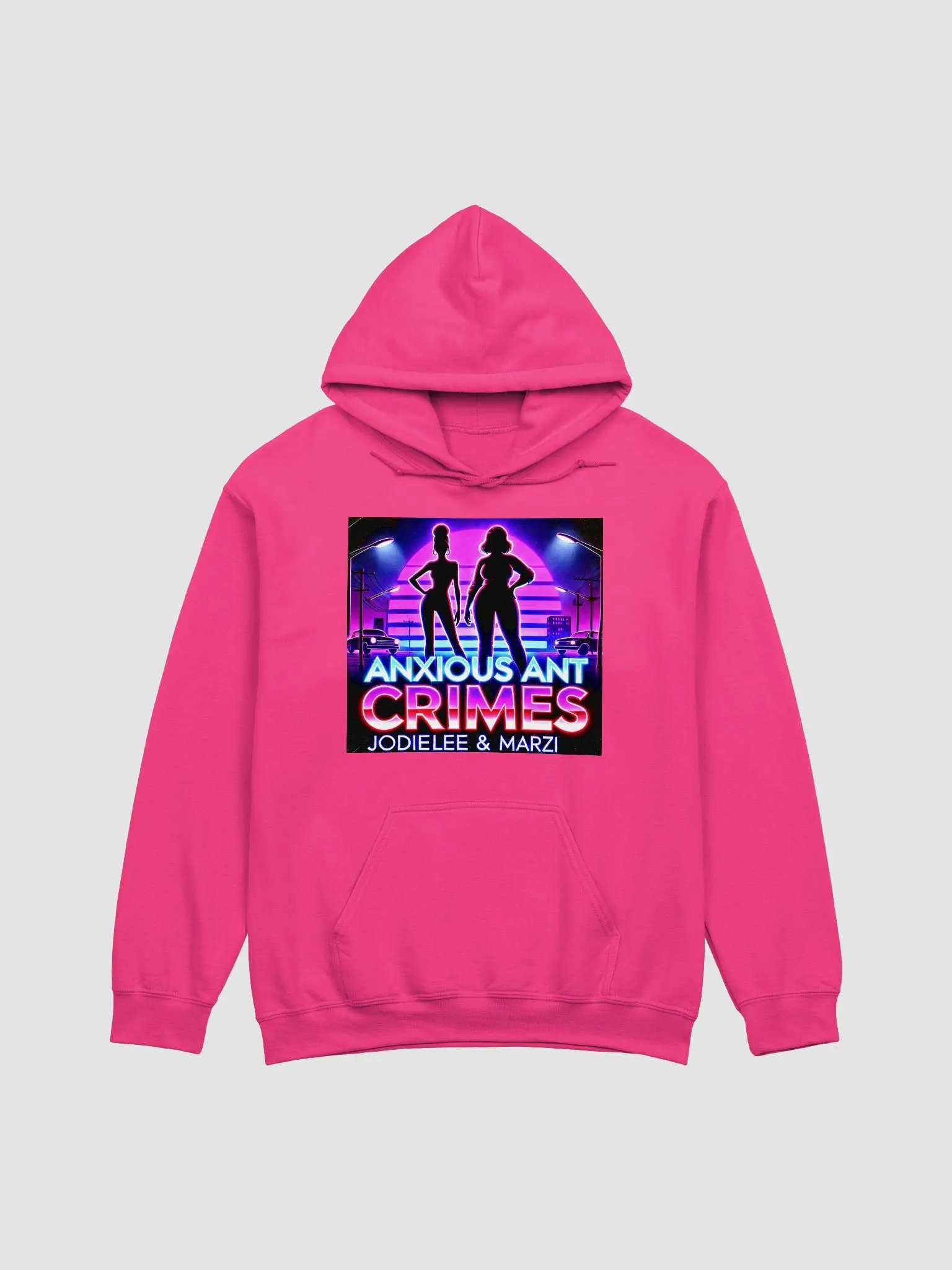 Neon Nights Synthwave Hoodie product image (1)
