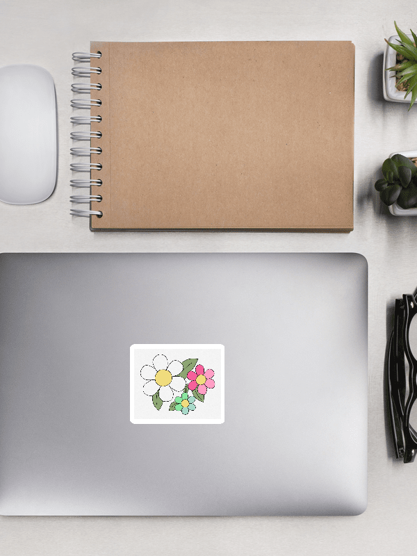 Pride flowers stickers product image (2)