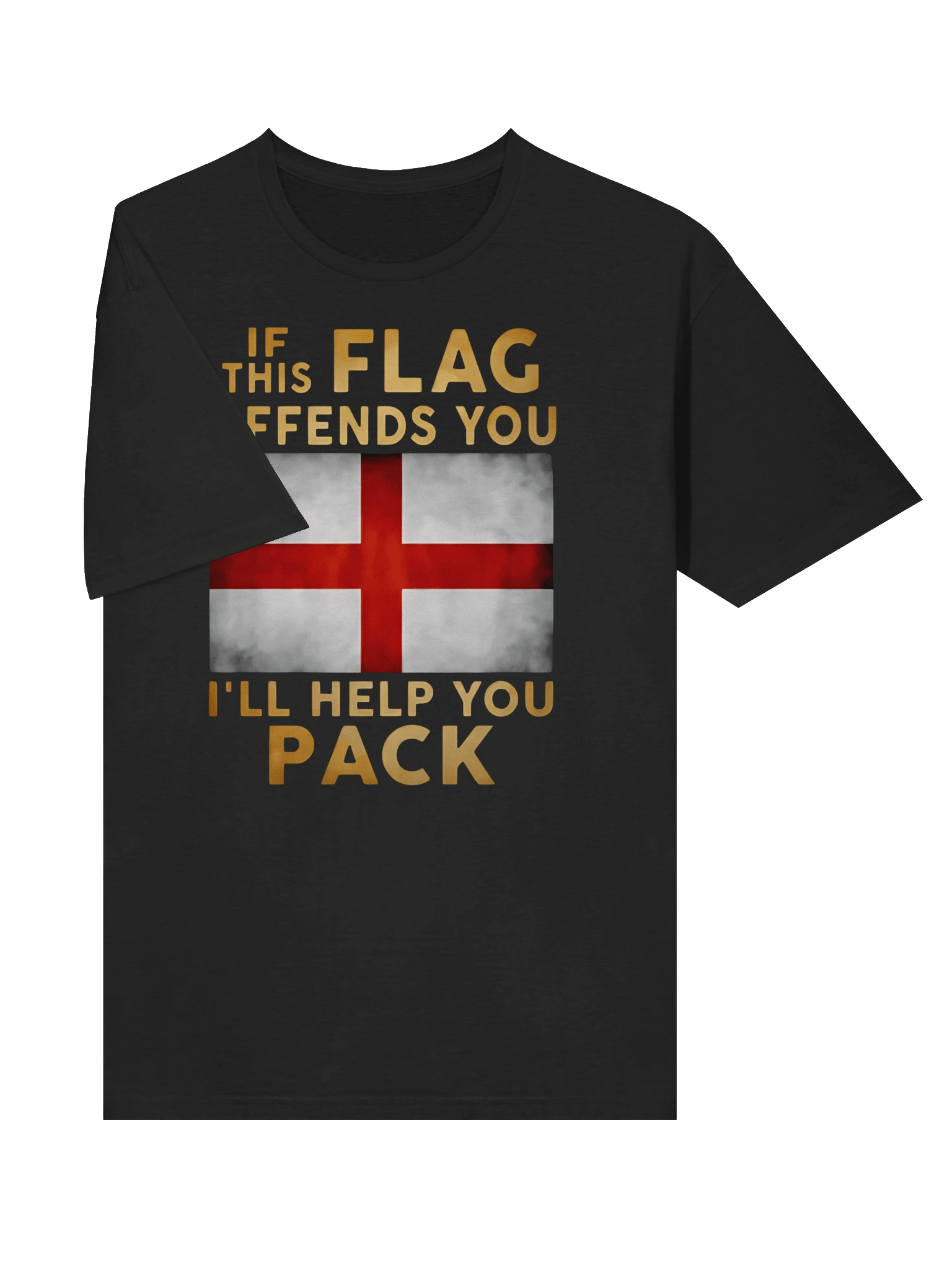 If This Flag Offends You Union Jack Britain Herren-T-Shirt product image (3)