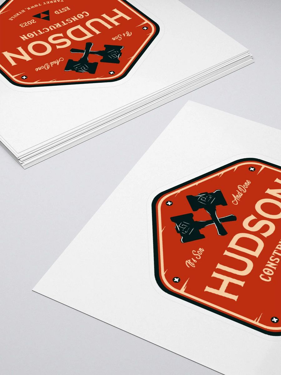 Hudson Construction Sticker product image (11)