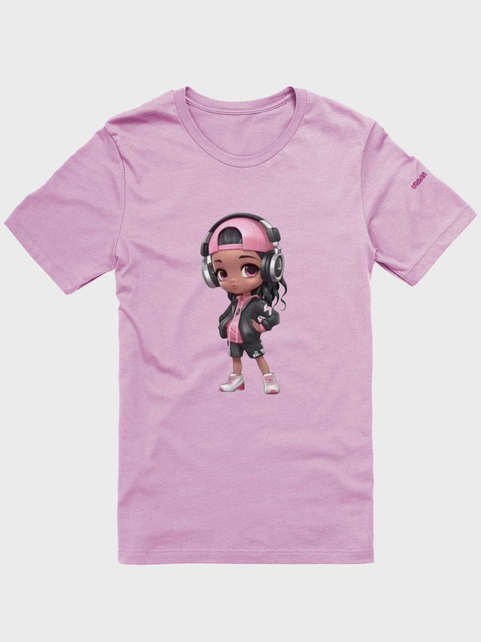 Urban Edge Street Girl Cartoon T-Shirt product image (36)