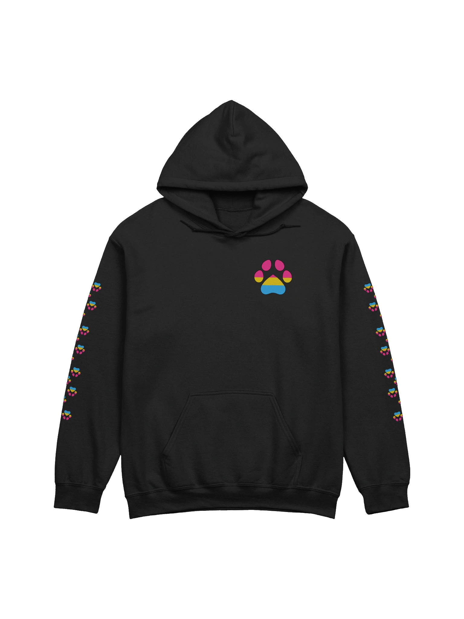 Pride Month-Pansexual /w Paw Sleeve Edition Pullover Hoodie Hoodie product image (6)