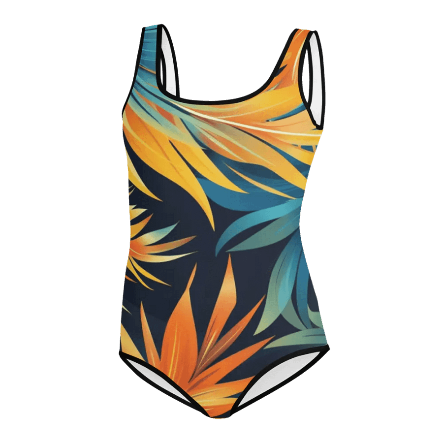 Tropical Flow Youth Swimsuit product image (11)