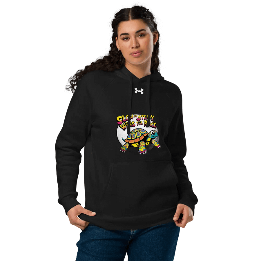 Vibrant Turtle Motivation Hoodie product image (7)