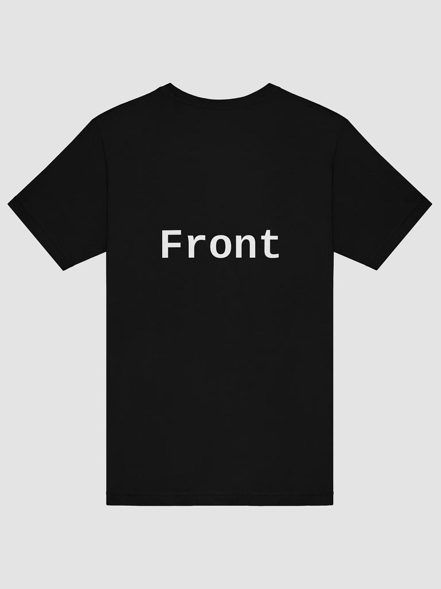 Front Back Simple Tee - Incorrect - Dark Color product image (18)