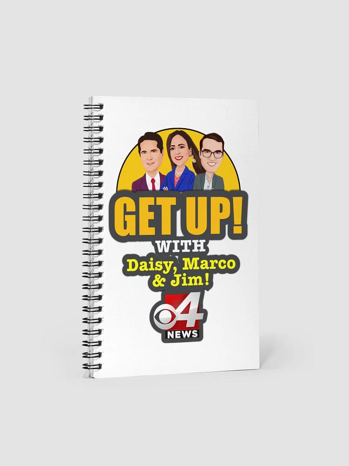 Get Up! With Daisy, Marco & Jim Spiral Notebook product image (1)