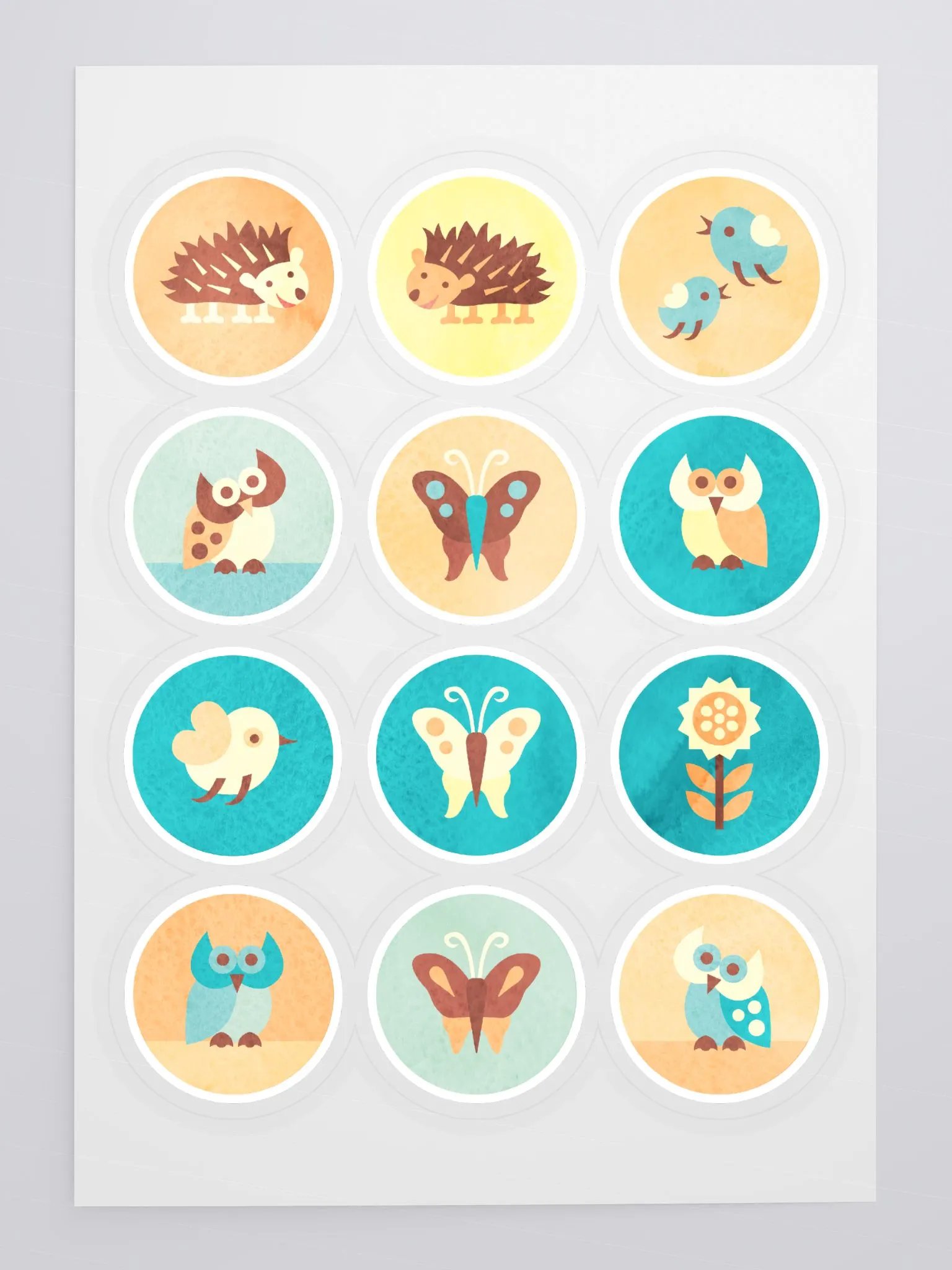 Boho Animal Sticker Sheet product image (3)