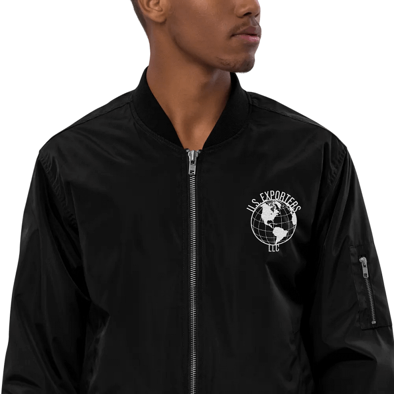 US EXPORTERS BOMBER JACKET BLACK