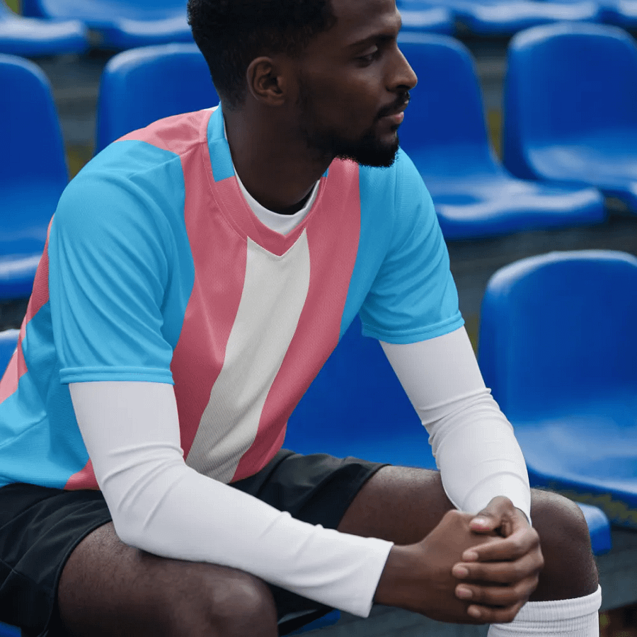Trans Pride Flag - All-Over Print Jersey product image (12)