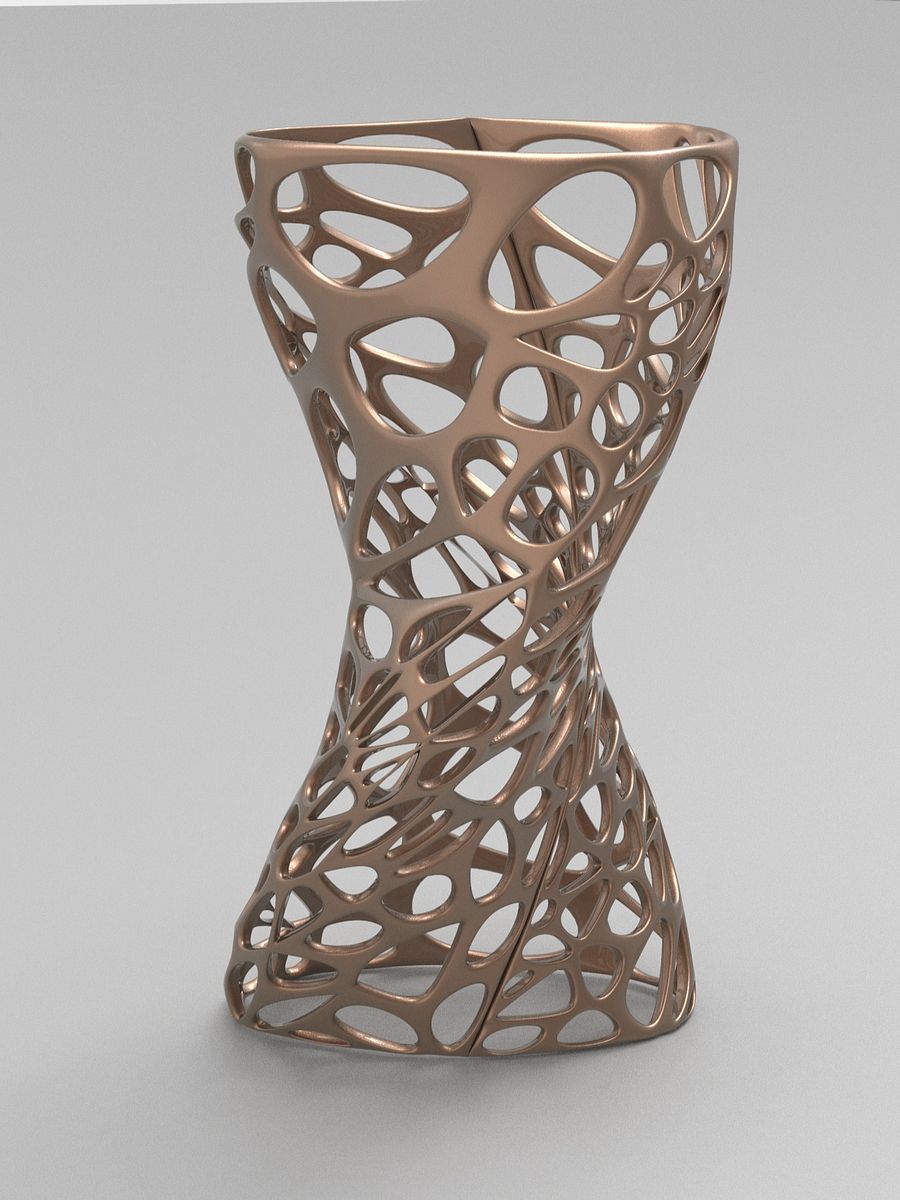 Voronoi Lattice Parametric Tower Design Grasshopper Rhino Files Download product image (3)
