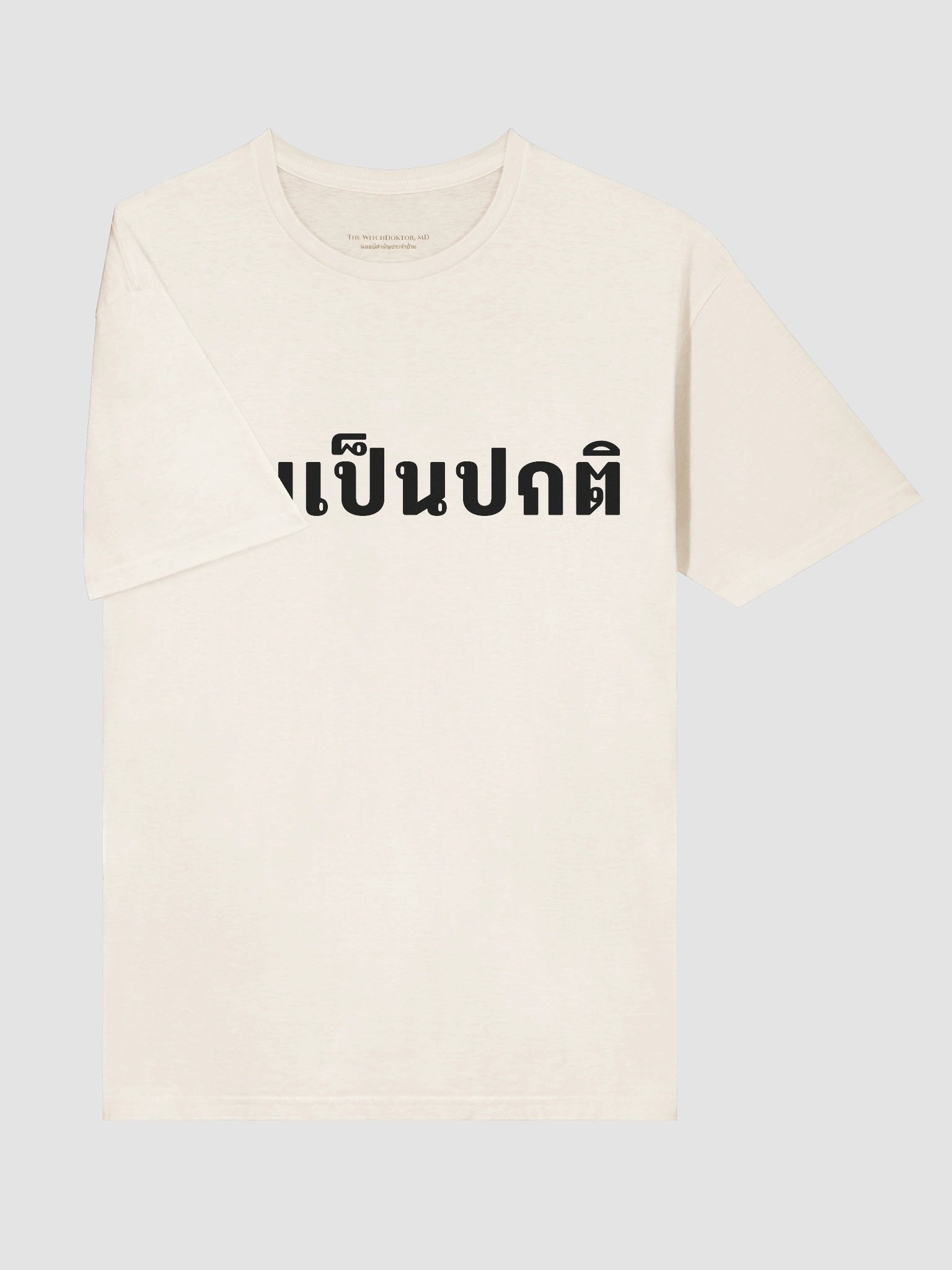 "รวยเป็นปกติ" - Wealth is My Default T-Shirt (Black Print) product image (74)