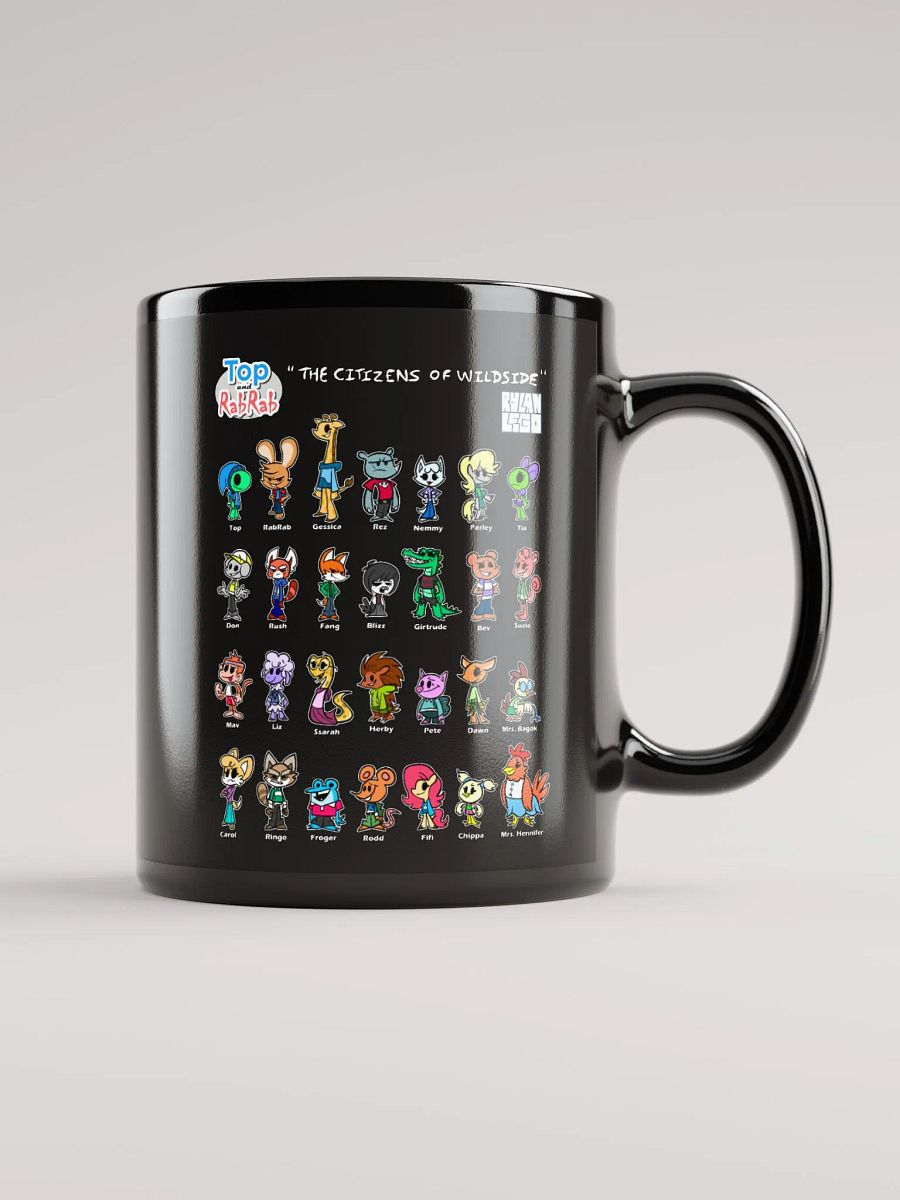 Top and RabRab Wildside Citizens Black Mug product image (1)