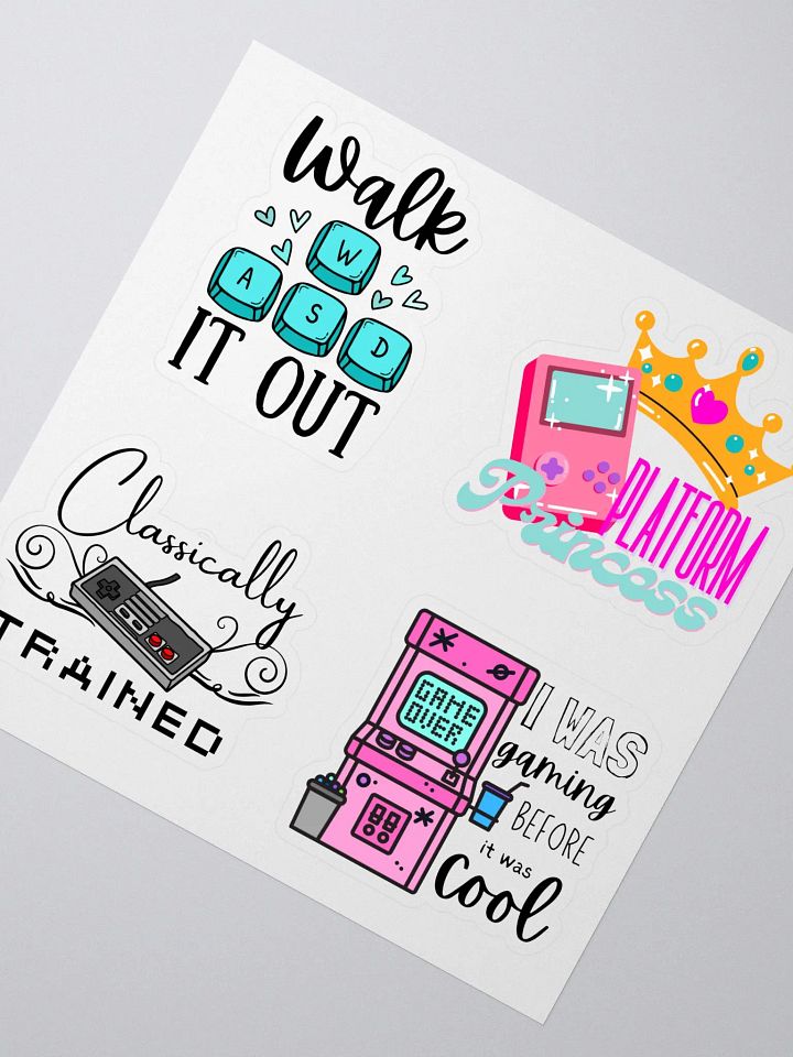 Retro Gamer Girl Sticker Bundle product image (2)