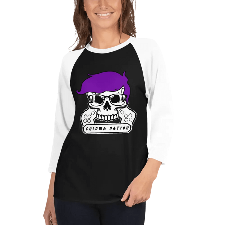 Enigma Nation Tultex Fine Jersey Raglan Tee product image (6)