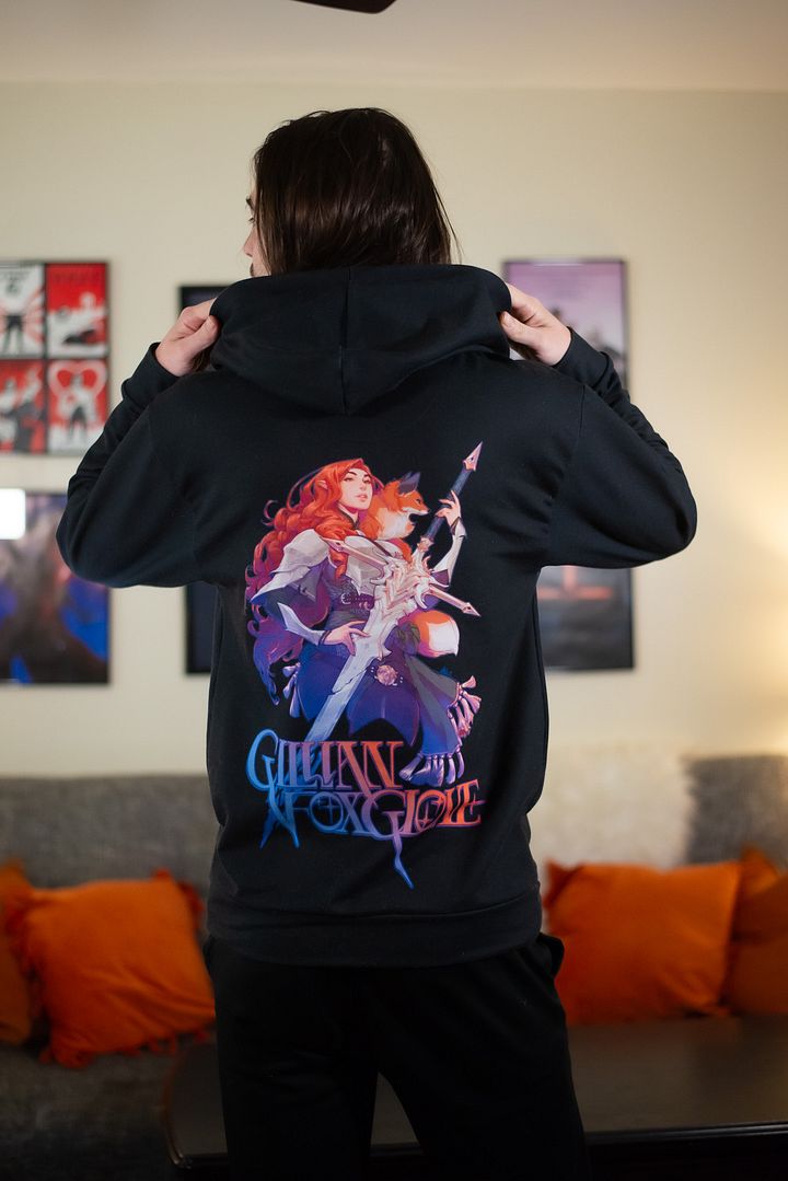 Gillian Foxglove Knight and the Fox Hoodie (Black) product image (1)