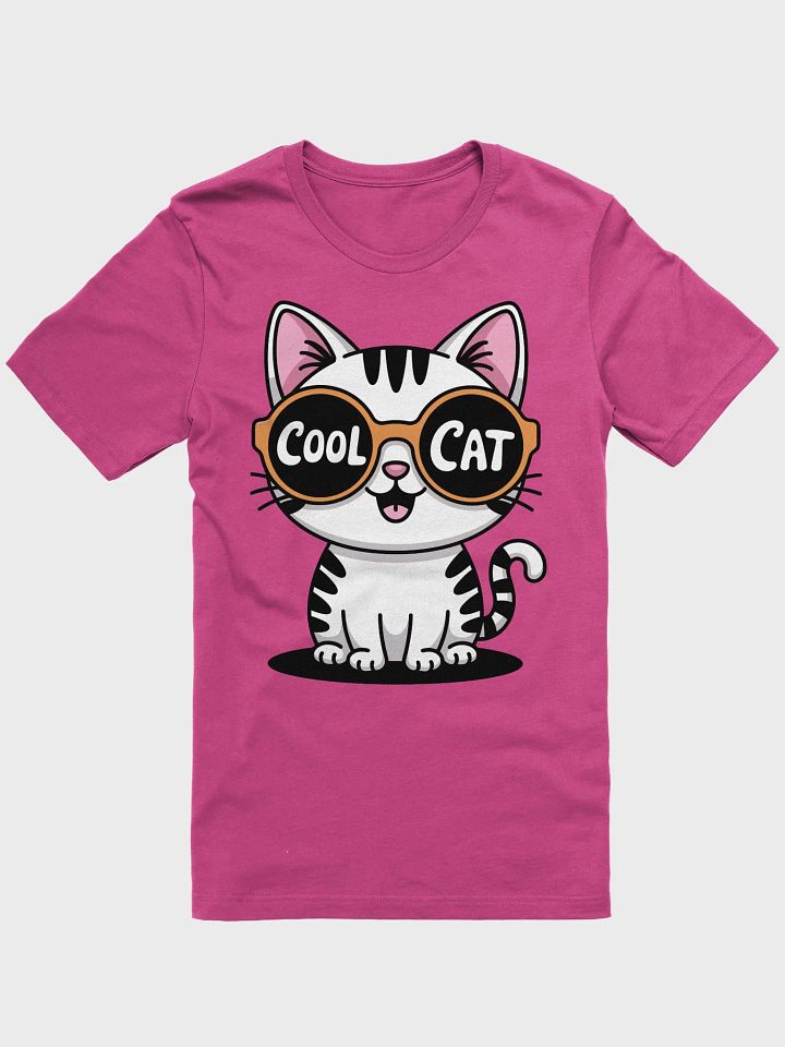 Cool Cat Sunglasses T-Shirt product image (4)