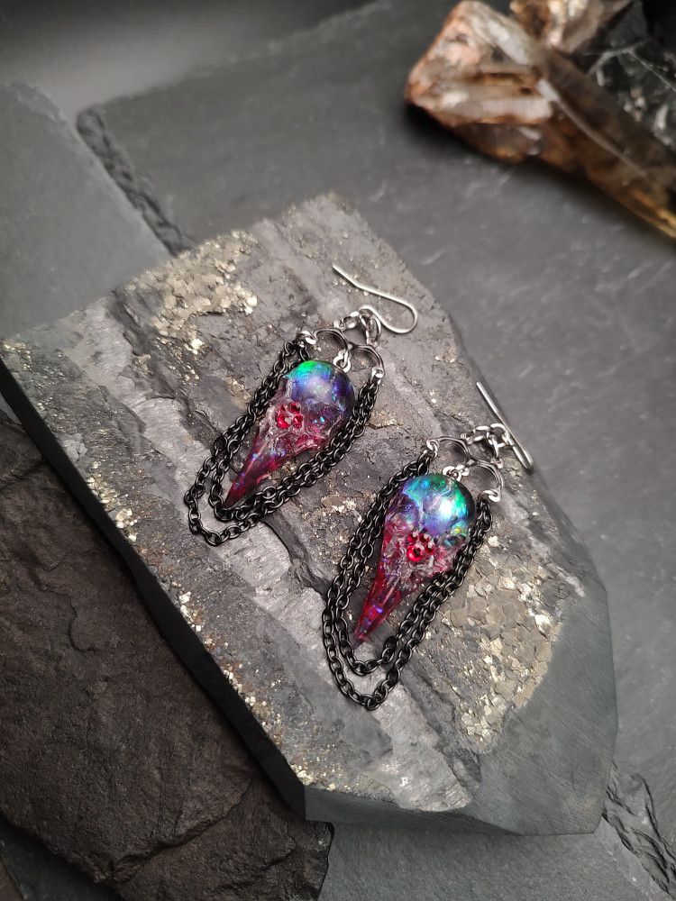 Earrings Epoxica - Nebula Crows product image (3)