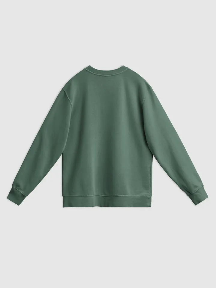 EXCLAIMING MENTALLY (sm. white design) printed pigment crewneck product image (18)