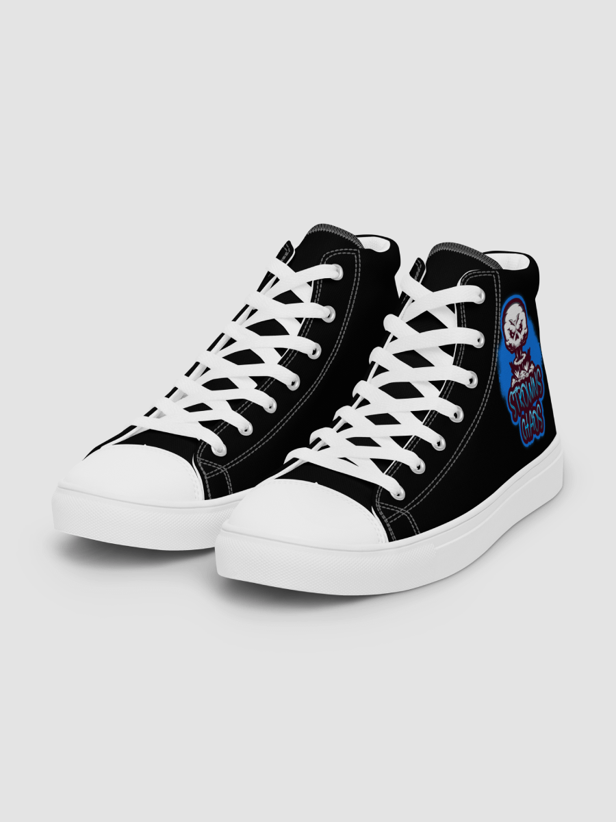 [strowns_chaos] Women;s High Top Canvas Shoes (Black) product image (6)