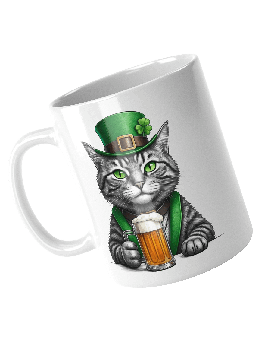 St. Patrick's Day Cat Mug product image (9)
