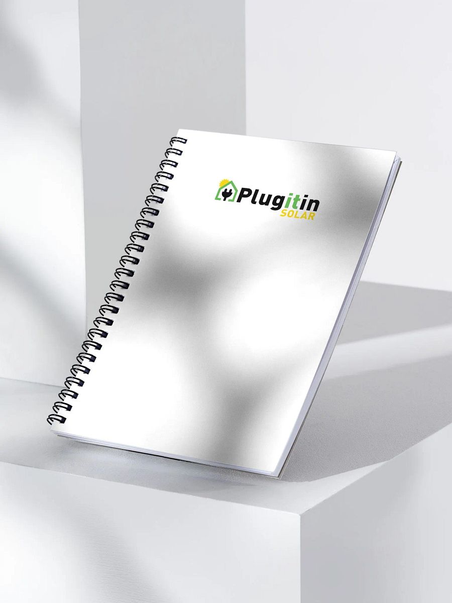 Plug It In Solar High-Quality Spiral Notebook product image (3)