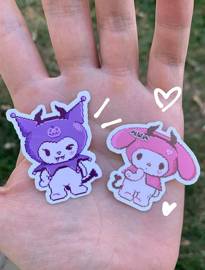 my melody & kuromi halloween stickers product image (1)