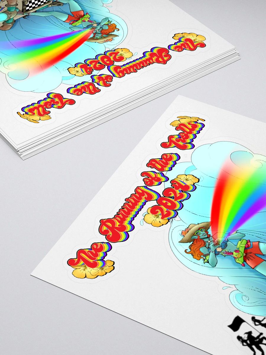 Running of The Trolls Cut Sticker by Mischi product image (4)
