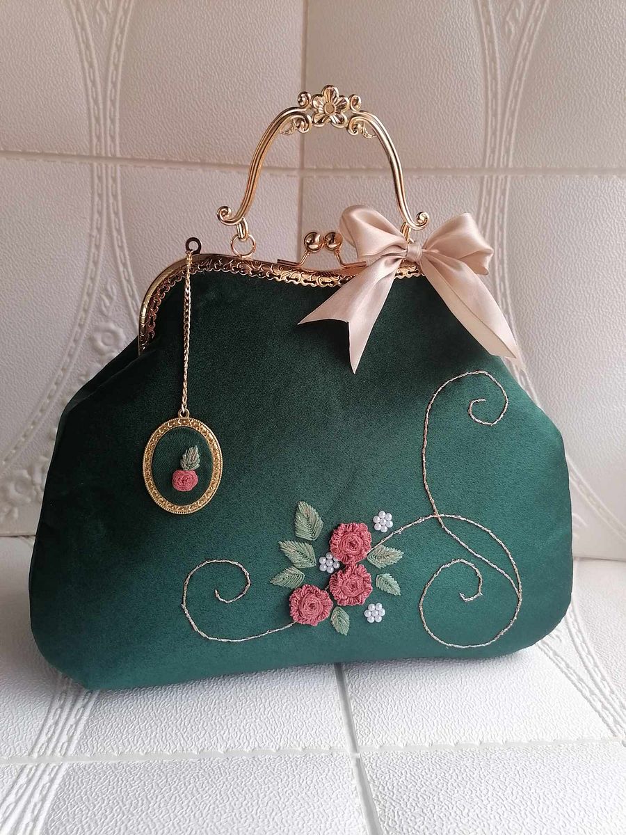 Vintage green handbag #1 product image (2)