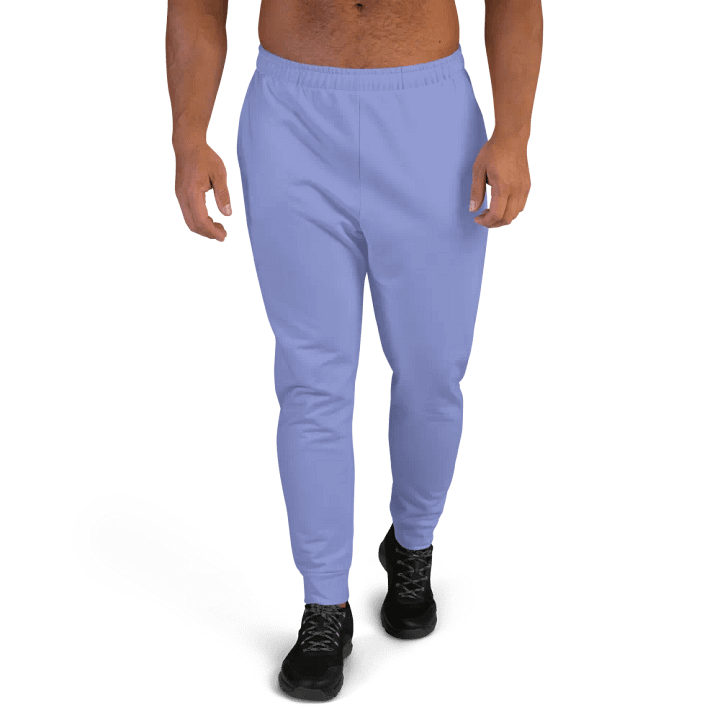 Plain Light Purple True Summer Recycled Polyester Premium Men's Joggers by Treasure Pie product image (1)