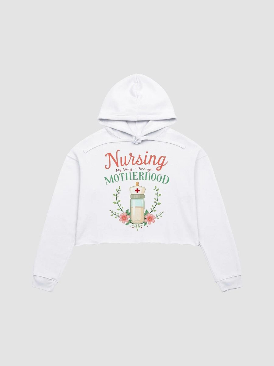 Nurse Mom Life Crop Hoodie product image (5)