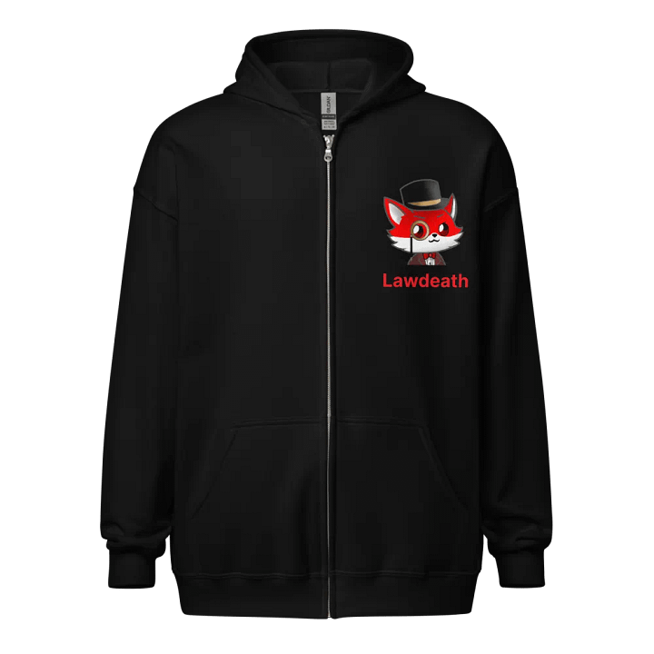 Dapper Fox Monocle Zip Hoodie product image (1)